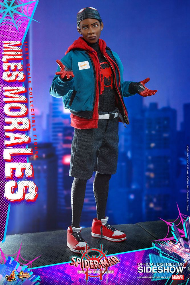 HOT TOYS - Marvel - Spider-Man Into The Spider-Verse Movie Masterpiece 1:6 Action Doll Miles Morales MMS567