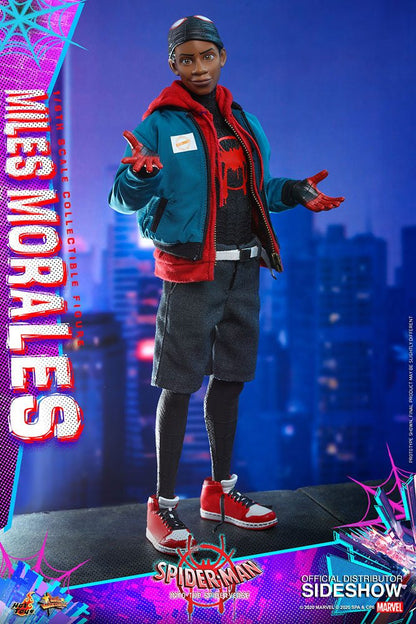 HOT TOYS - Marvel - Spider-Man Into The Spider-Verse Movie Masterpiece 1:6 Action Doll Miles Morales MMS567