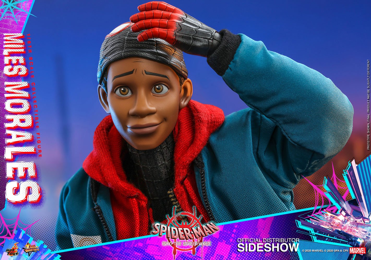 HOT TOYS - Marvel - Spider-Man Into The Spider-Verse Movie Masterpiece 1:6 Action Doll Miles Morales MMS567