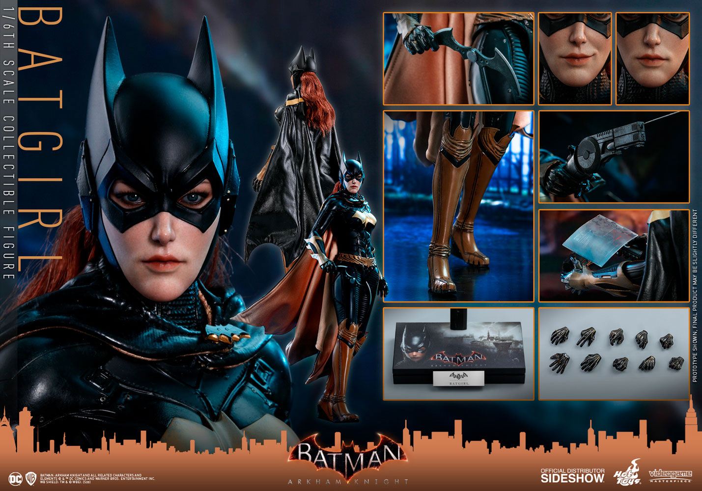 HOT TOYS - Dc Comics - Batman Arkham Knight Videogame Masterpiece 1:6 Action Doll Batgirl VGM40