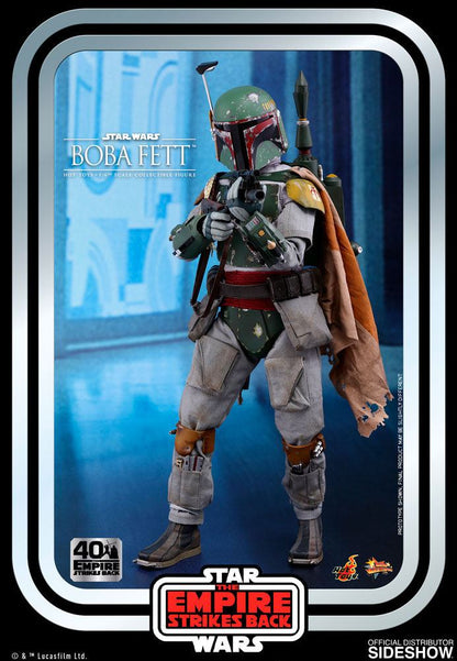 HOT TOYS - Star Wars Episode V Movie Masterpiece 1:6 Action Doll Boba Fett 40Th Anniversary MMS574