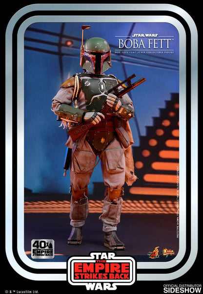 HOT TOYS - Star Wars Episode V Movie Masterpiece 1:6 Action Doll Boba Fett 40Th Anniversary MMS574