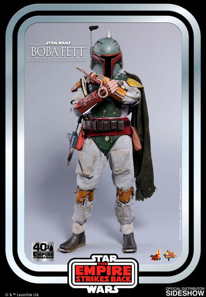 HOT TOYS - Star Wars Episode V Movie Masterpiece 1:6 Action Doll Boba Fett 40Th Anniversary MMS574