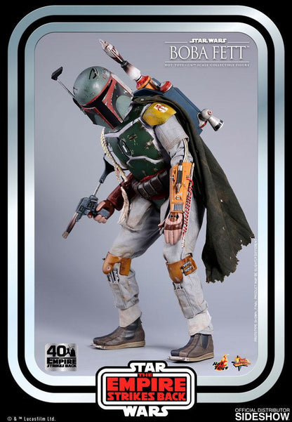 HOT TOYS - Star Wars Episode V Movie Masterpiece 1:6 Action Doll Boba Fett 40Th Anniversary MMS574