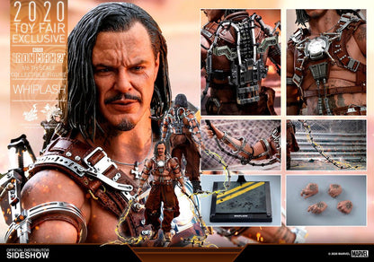 HOT TOYS - Marvel - Iron Man 2 Movie Masterpiece 1:6 Action Doll Whiplash 2020 Toy Fair EXCLUSIVE MMS569