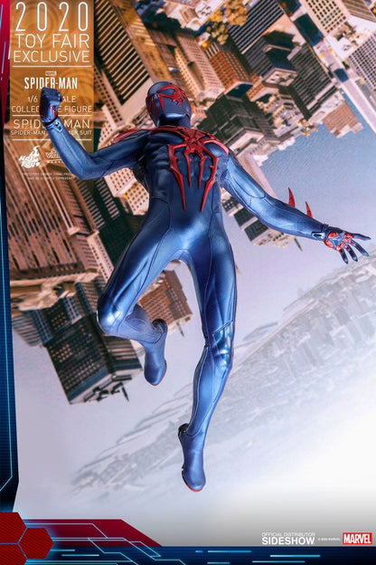 HOT TOYS - Marvel - Spider-Man Videogame Masterpiece 1:6 Action Doll Spider-Man 2099 Black Suit EXCLUSIVE VGM42