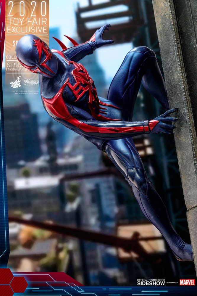 HOT TOYS - Marvel - Spider-Man Videogame Masterpiece 1:6 Action Doll Spider-Man 2099 Black Suit EXCLUSIVE VGM42