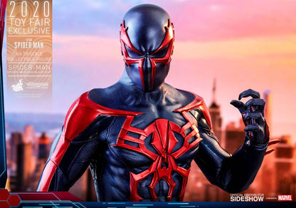 HOT TOYS - Marvel - Spider-Man Videogame Masterpiece 1:6 Action Doll Spider-Man 2099 Black Suit EXCLUSIVE VGM42