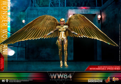 HOT TOYS - Dc Comics - Wonder Woman 1984 Movie Masterpiece 1:6 Action Doll Golden Armor Wonder Woman (DeLuxe) MMS578