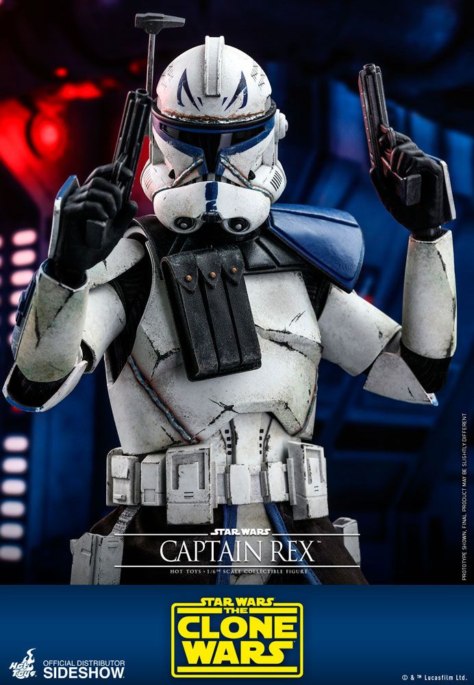 HOT TOYS - Star Wars The Clone Wars 1:6 Action Doll Captain Rex TMS018