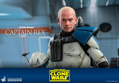 HOT TOYS - Star Wars The Clone Wars 1:6 Action Doll Captain Rex TMS018