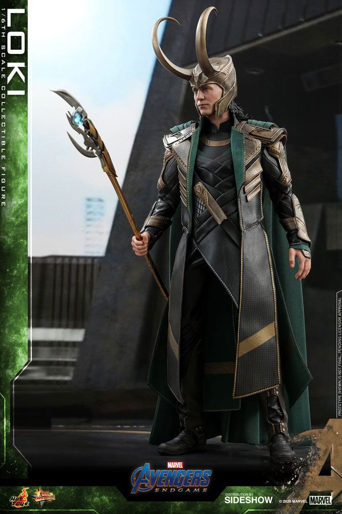 HOT TOYS - Marvel - Avengers Endgame Movie Masterpiece 1:6 Action Doll Loki MMS579