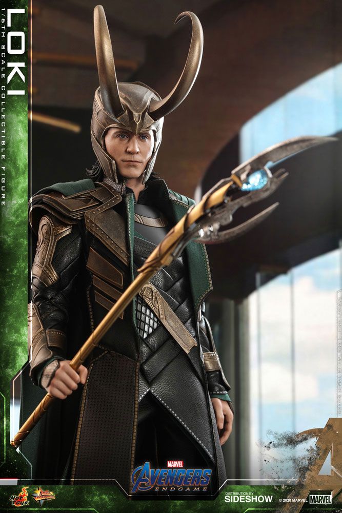 HOT TOYS - Marvel - Avengers Endgame Movie Masterpiece 1:6 Action Doll Loki MMS579