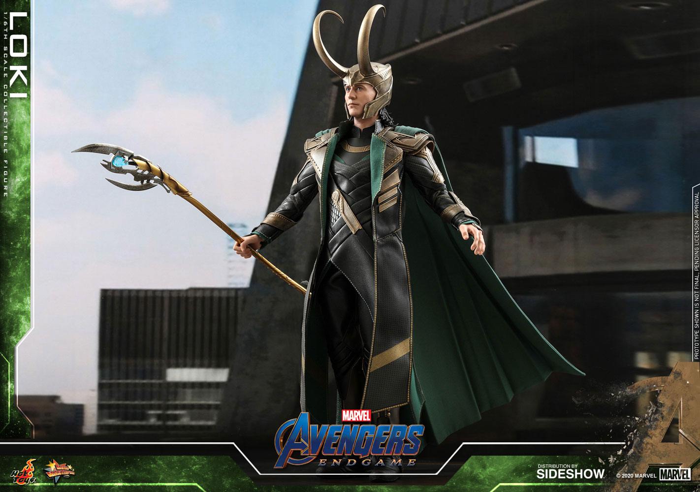 HOT TOYS - Marvel - Avengers Endgame Movie Masterpiece 1:6 Action Doll Loki MMS579