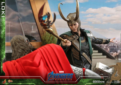 HOT TOYS - Marvel - Avengers Endgame Movie Masterpiece 1:6 Action Doll Loki MMS579