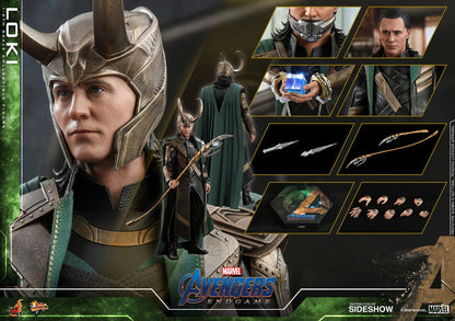 HOT TOYS - Marvel - Avengers Endgame Movie Masterpiece 1:6 Action Doll Loki MMS579