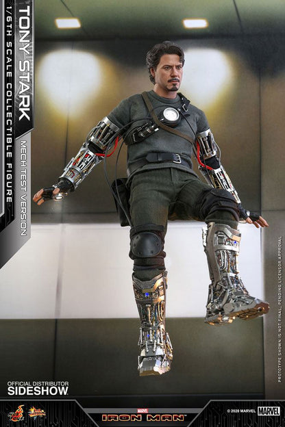 HOT TOYS - Iron Man Movie Masterpiece Action Figure 1/6 Tony Stark (Mech Test Version) MMS581