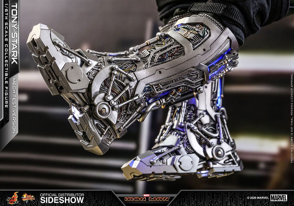 HOT TOYS - Iron Man Movie Masterpiece Action Figure 1/6 Tony Stark (Mech Test Version) MMS581