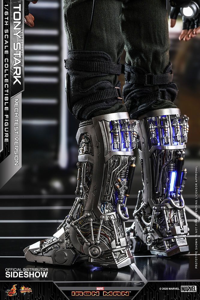 HOT TOYS - Iron Man Movie Masterpiece Action Figure 1/6 Tony Stark (Mech Test Version) MMS581