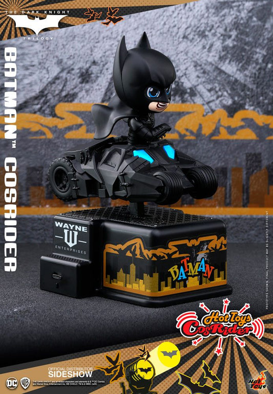 HOT TOYS - Dc Comics - Batman The Dark Knight Cosrider Mini Figure with Sound & Light Up Batman