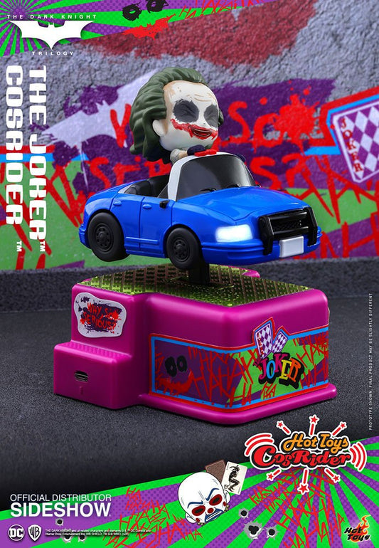 HOT TOYS - Dc Comics - Batman The Dark Knight Cosrider Mini Figure with Sound & Light Up The Joker