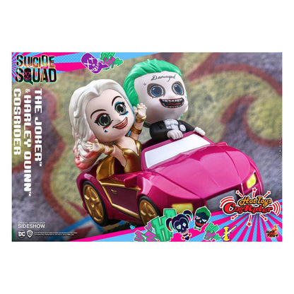 HOT TOYS - Dc Comics - Suicide Squad Cosrider Mini Figure with Sound & Light Up The Joker & Harley Quinn