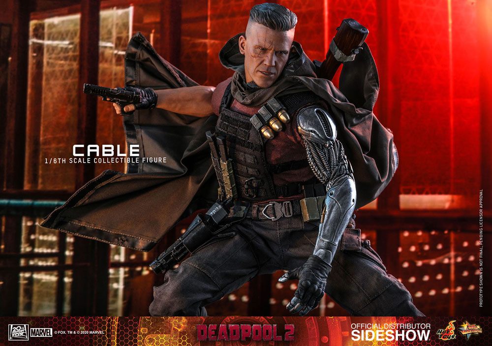 HOT TOYS - Marvel - Deadpool 2 Movie Masterpiece 1:6 Action Doll Cable MMS583