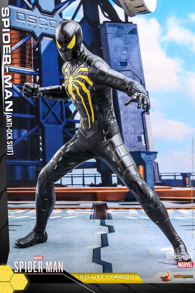 HOT TOYS - Marvel - Spider-Man Videogame (Anti-Ock Suit) 1:6 Action Doll VGM44