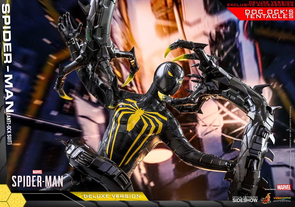 HOT TOYS - Marvel - Spider-Man Videogame (Anti-Ock Suit) 1:6 Action Doll VGM44