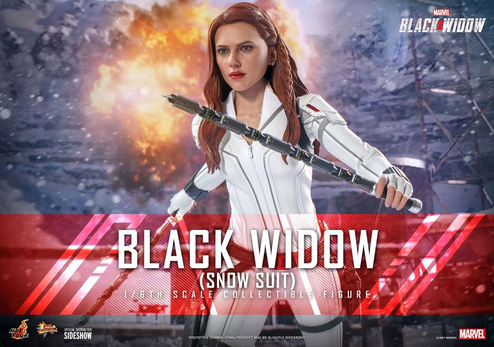 HOT TOYS - Marvel - Black Widow Movie Masterpiece 1:6 Action Doll Black Widow Snow Suit Ver MMS601