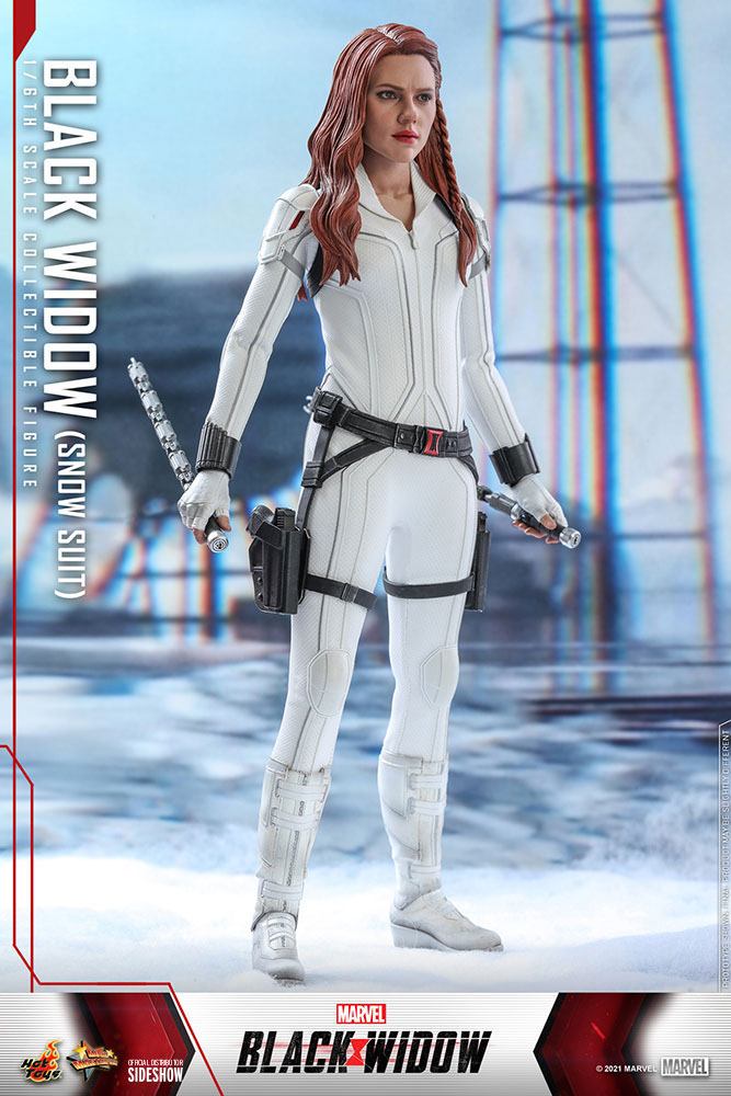 HOT TOYS - Marvel - Black Widow Movie Masterpiece 1:6 Action Doll Black Widow Snow Suit Ver MMS601