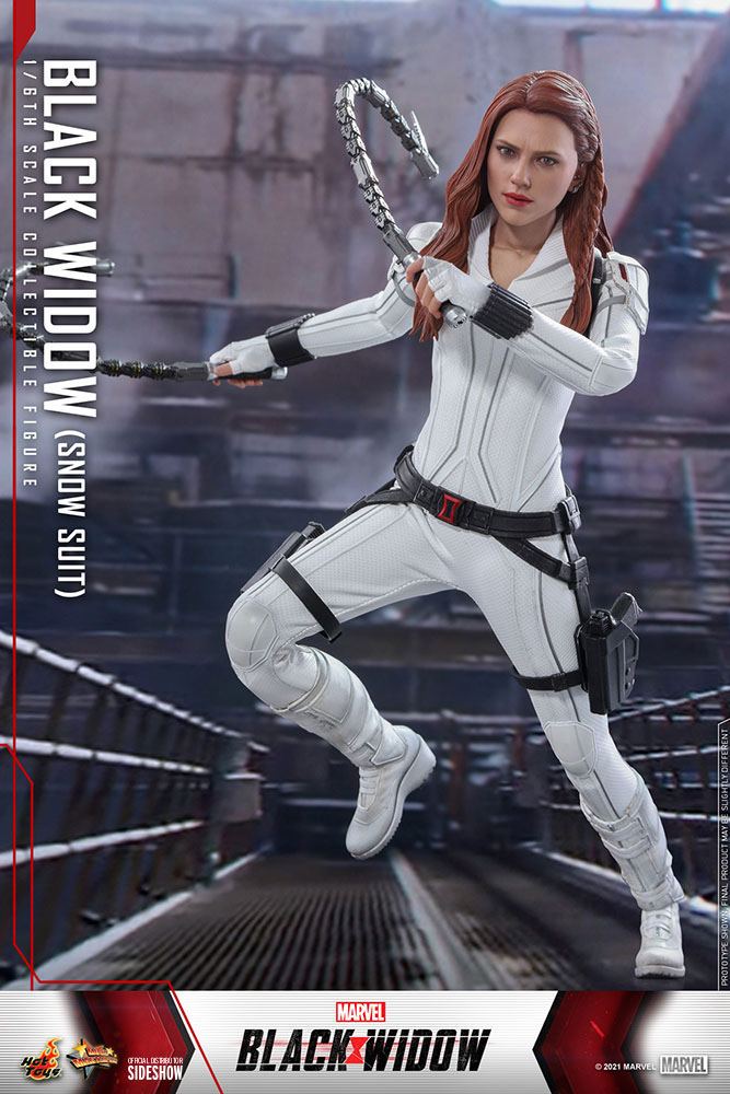 HOT TOYS - Marvel - Black Widow Movie Masterpiece 1:6 Action Doll Black Widow Snow Suit Ver MMS601