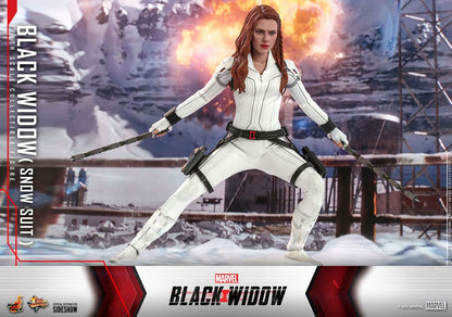 HOT TOYS - Marvel - Black Widow Movie Masterpiece 1:6 Action Doll Black Widow Snow Suit Ver MMS601