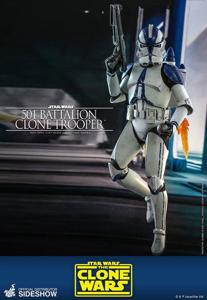 HOT TOYS - Star Wars The Clone Wars 1:6 Action Doll 501st Battalion Clone Trooper TMS022