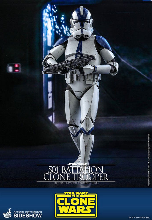 HOT TOYS - Star Wars The Clone Wars 1:6 Action Doll 501st Battalion Clone Trooper TMS022