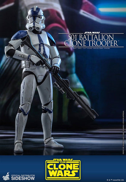 HOT TOYS - Star Wars The Clone Wars 1:6 Action Doll 501st Battalion Clone Trooper TMS022