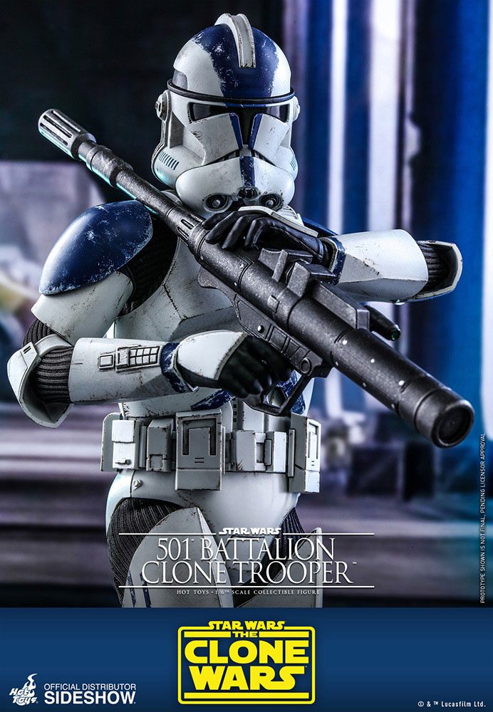 HOT TOYS - Star Wars The Clone Wars 1:6 Action Doll 501st Battalion Clone Trooper TMS022