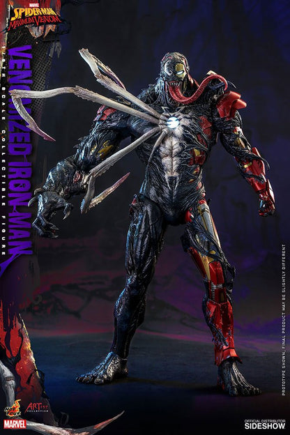 HOT TOYS - Marvel - Spider-Man Maximum Venom Artist Collection 1:6 Action Doll VenomizEd Iron Man AC04