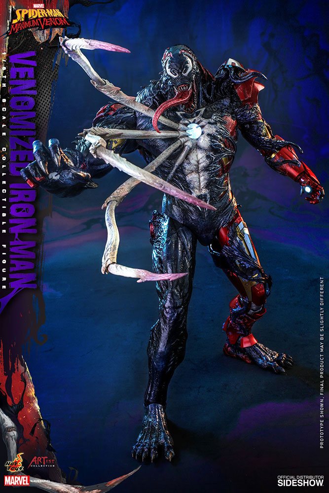 HOT TOYS - Marvel - Spider-Man Maximum Venom Artist Collection 1:6 Action Doll VenomizEd Iron Man AC04