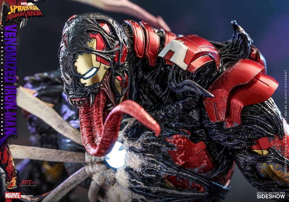 HOT TOYS - Marvel - Spider-Man Maximum Venom Artist Collection 1:6 Action Doll VenomizEd Iron Man AC04