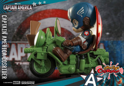 HOT TOYS - Marvel - Comics Cosrider Mini Figure with Sound & Light Up Captain America