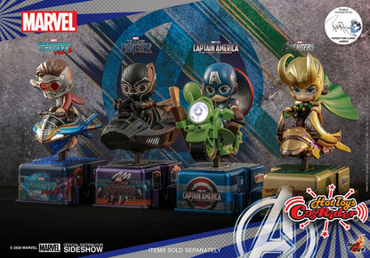 HOT TOYS - Marvel - Comics Cosrider Mini Figure with Sound & Light Up Captain America