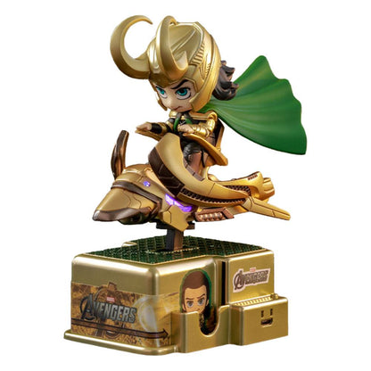 HOT TOYS - Marvel - Comics Cosrider Mini Figure with Sound & Light Up Loki