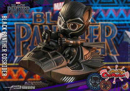 HOT TOYS - Marvel - Black Panther Cosrider Mini Figure with Sound & Light Up Black Panther