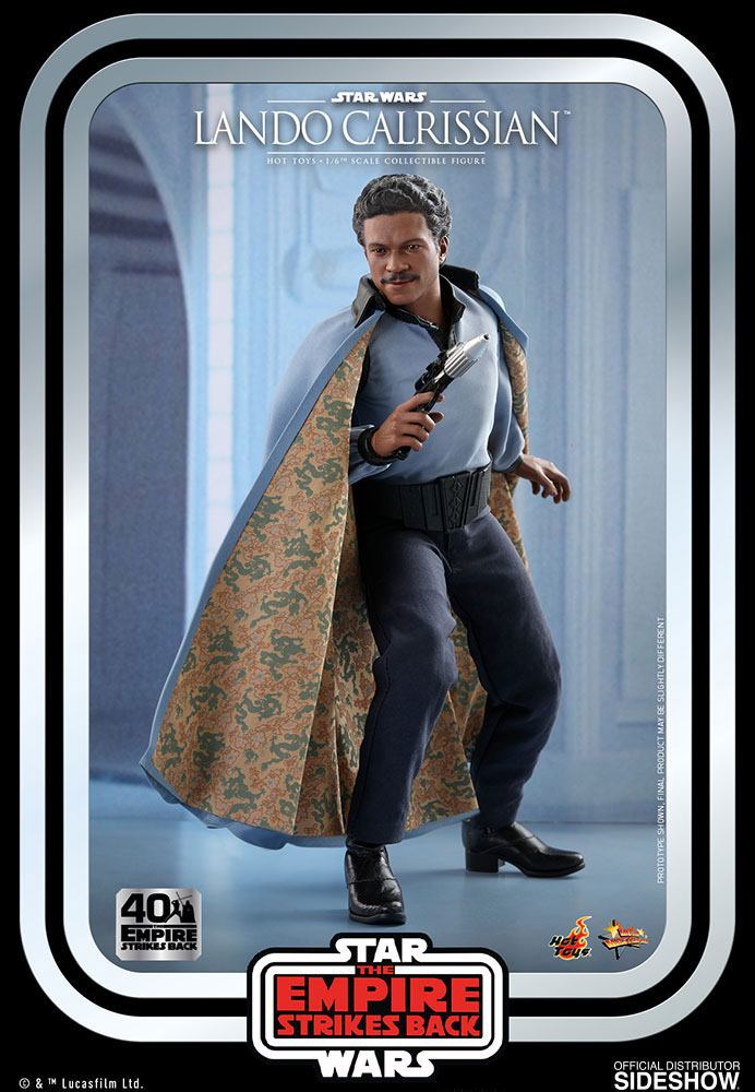 HOT TOYS - Star Wars 1:6 Action Doll Lando Calrissian The Empire Strikes Back 40Th Anniversary MMS588