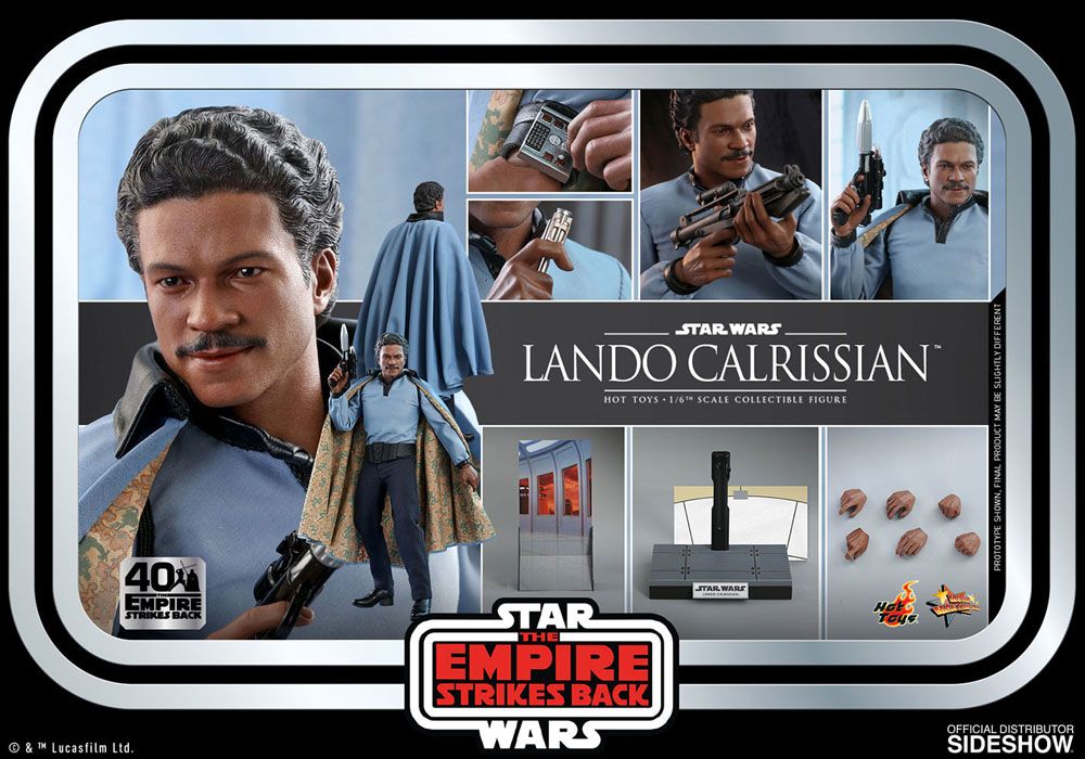 HOT TOYS - Star Wars 1:6 Action Doll Lando Calrissian The Empire Strikes Back 40Th Anniversary MMS588