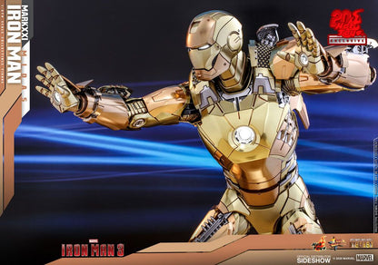 HOT TOYS - Marvel - Iron Man 3 Movie Masterpiece Die Cast 1:6 Action Doll Iron Man Mark XXI Midas Hot Toys EXCLUSIVE MMS586 - D36