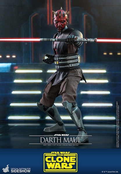 HOT TOYS - Star Wars The Clone Wars 1:6 Action Doll Darth Maul TMS024