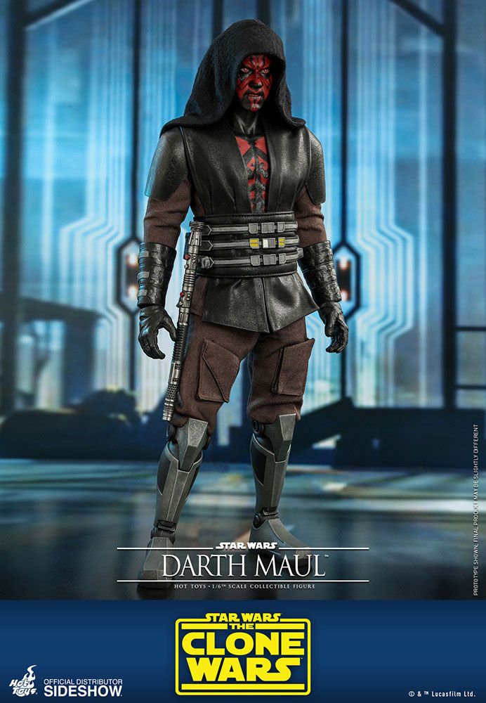 HOT TOYS - Star Wars The Clone Wars 1:6 Action Doll Darth Maul TMS024