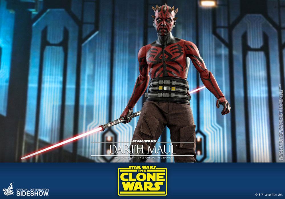 HOT TOYS - Star Wars The Clone Wars 1:6 Action Doll Darth Maul TMS024